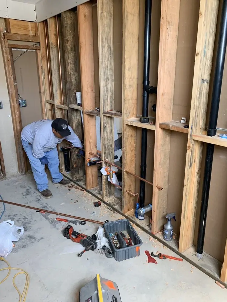 Commercial rough-in plumbing for Commercial Plumbing in Grants Lake
